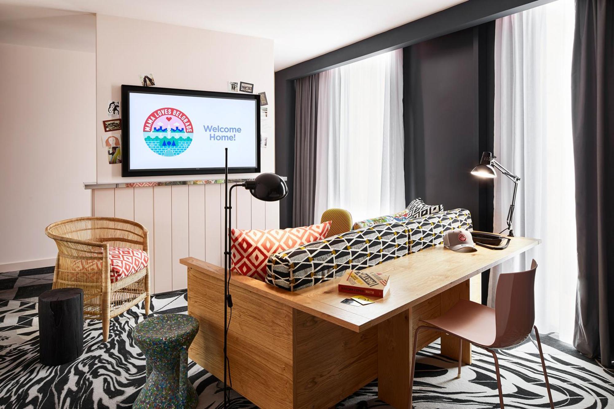 Hotel Mama Shelter Belgrad Exterior foto